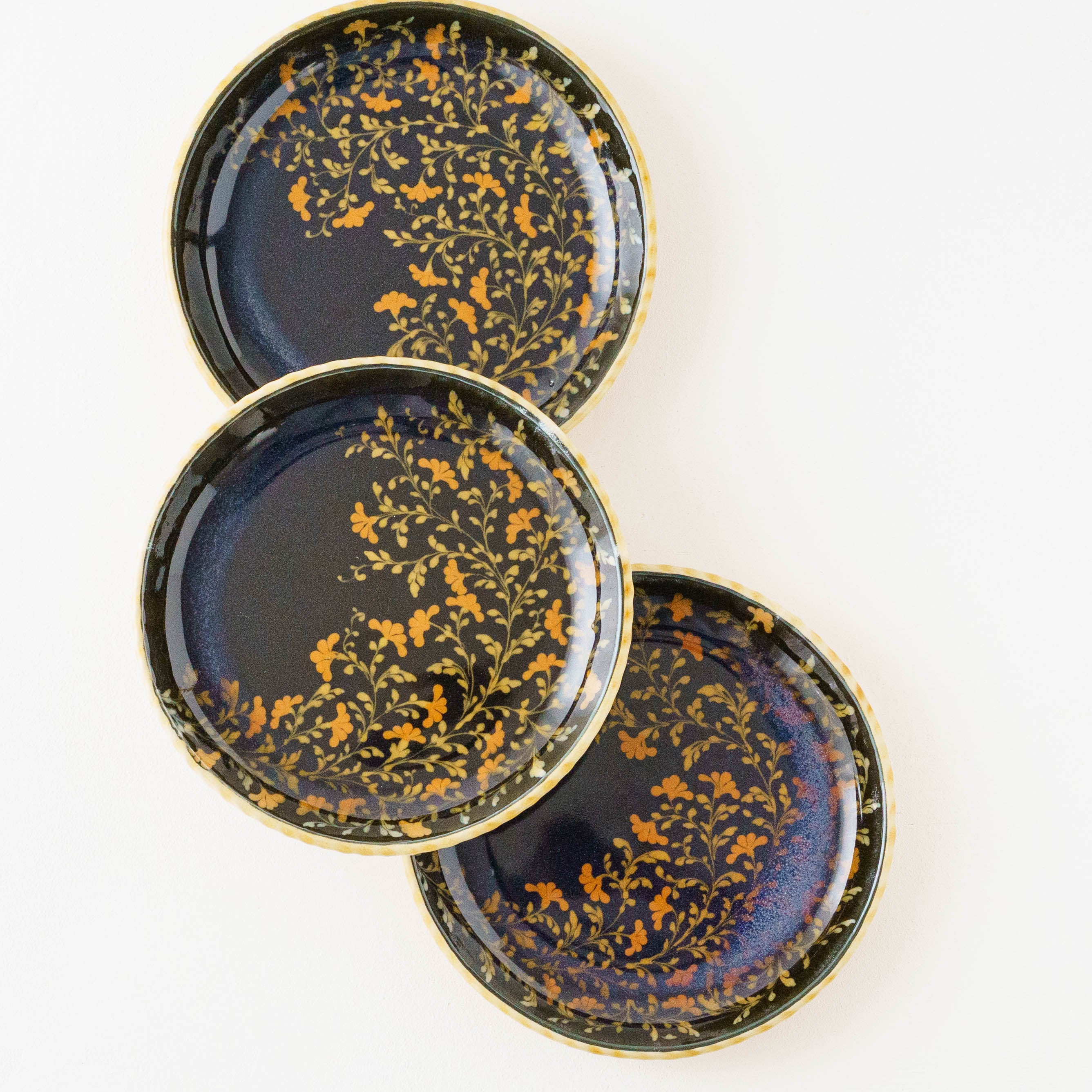 陶芸作家 荒井彩乃 中皿 スリップウェア｜作家もののうつわ通販 四季折