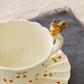 Cup & Saucer Ruffle Squirrel Cherry  | Sugar Poppo
