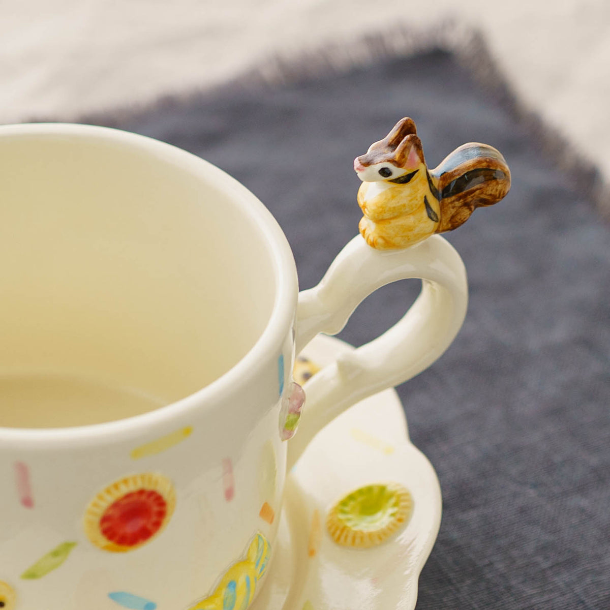 Cup & Saucer Squirrel Sweets | Sugar Poppo