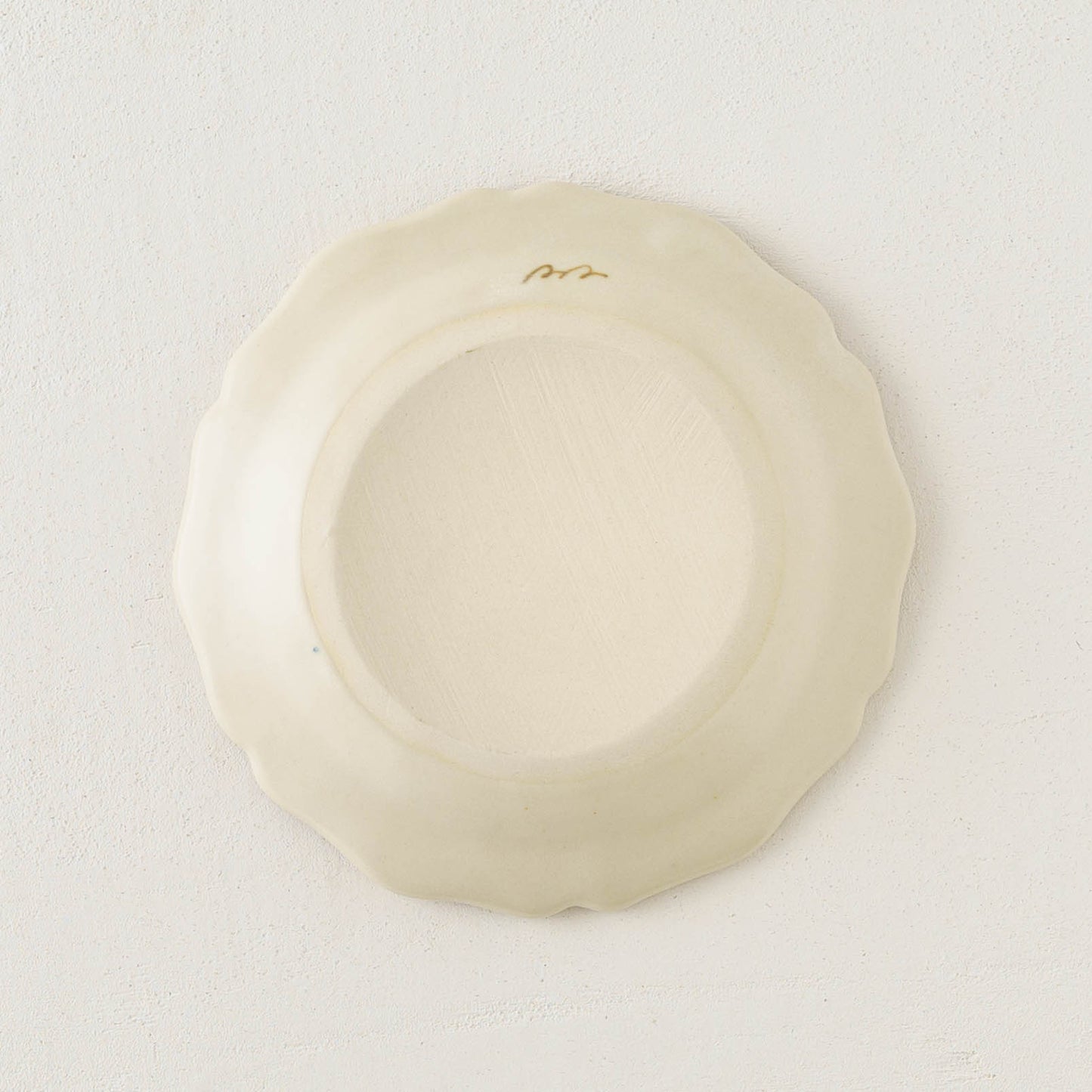 金彩レリーフ中皿　ピンク x パープル｜荒井彩乃