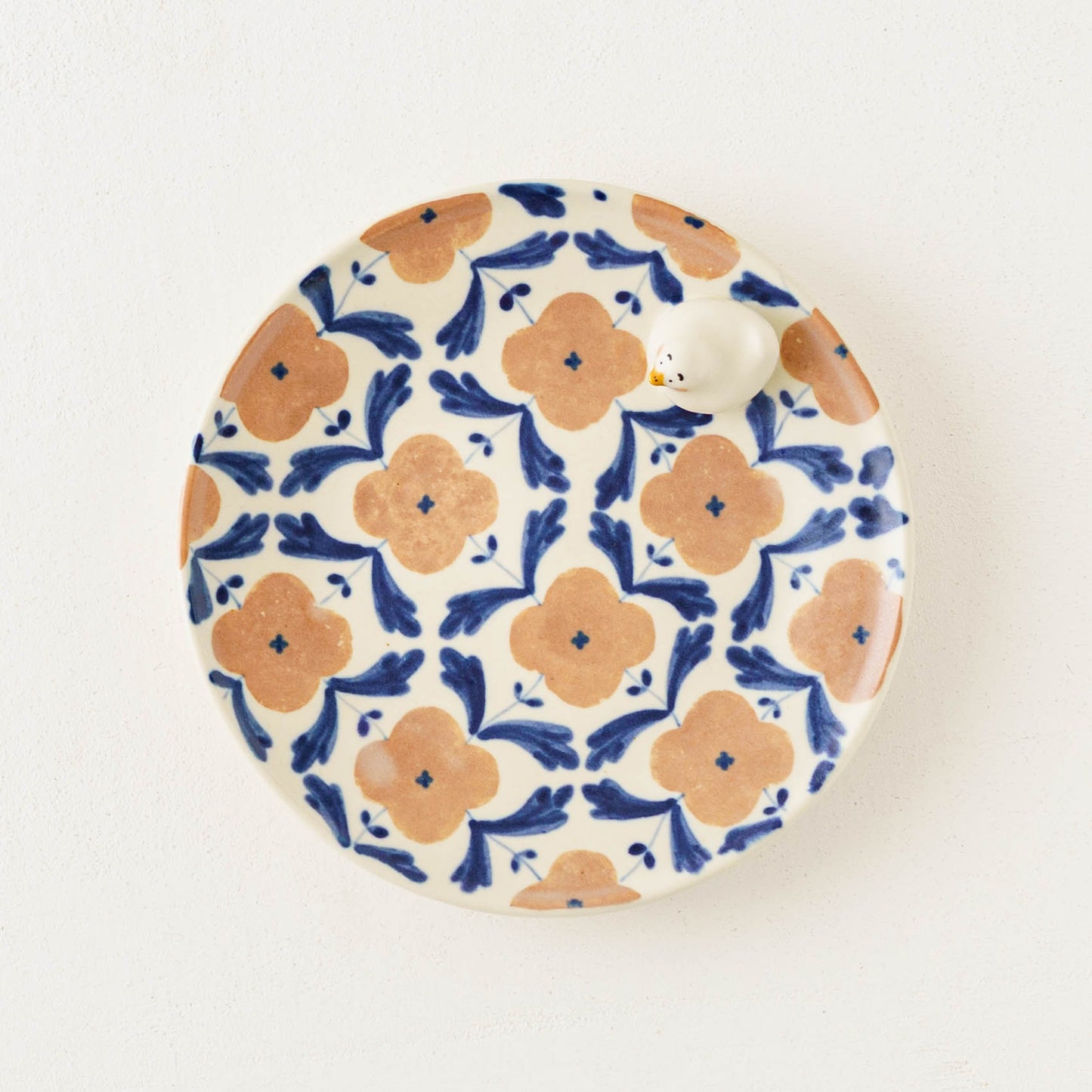 Plate duck pink blue M  | Ayano Arai