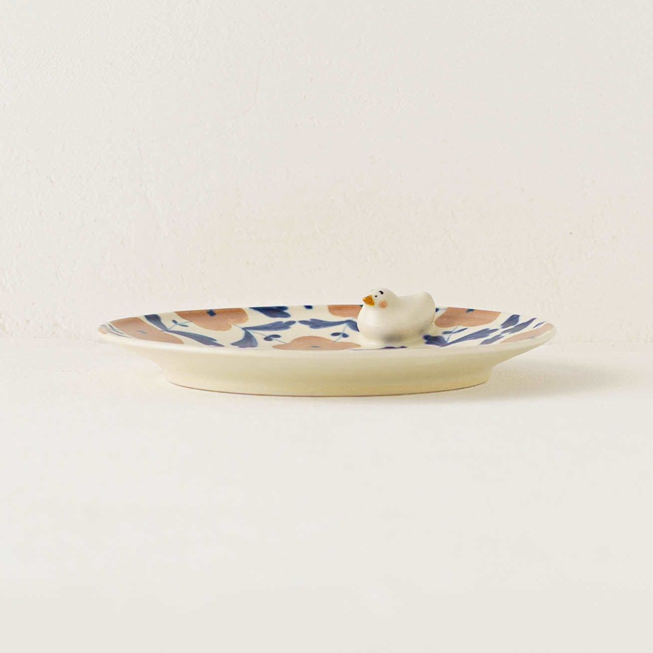 Plate duck pink blue M  | Ayano Arai