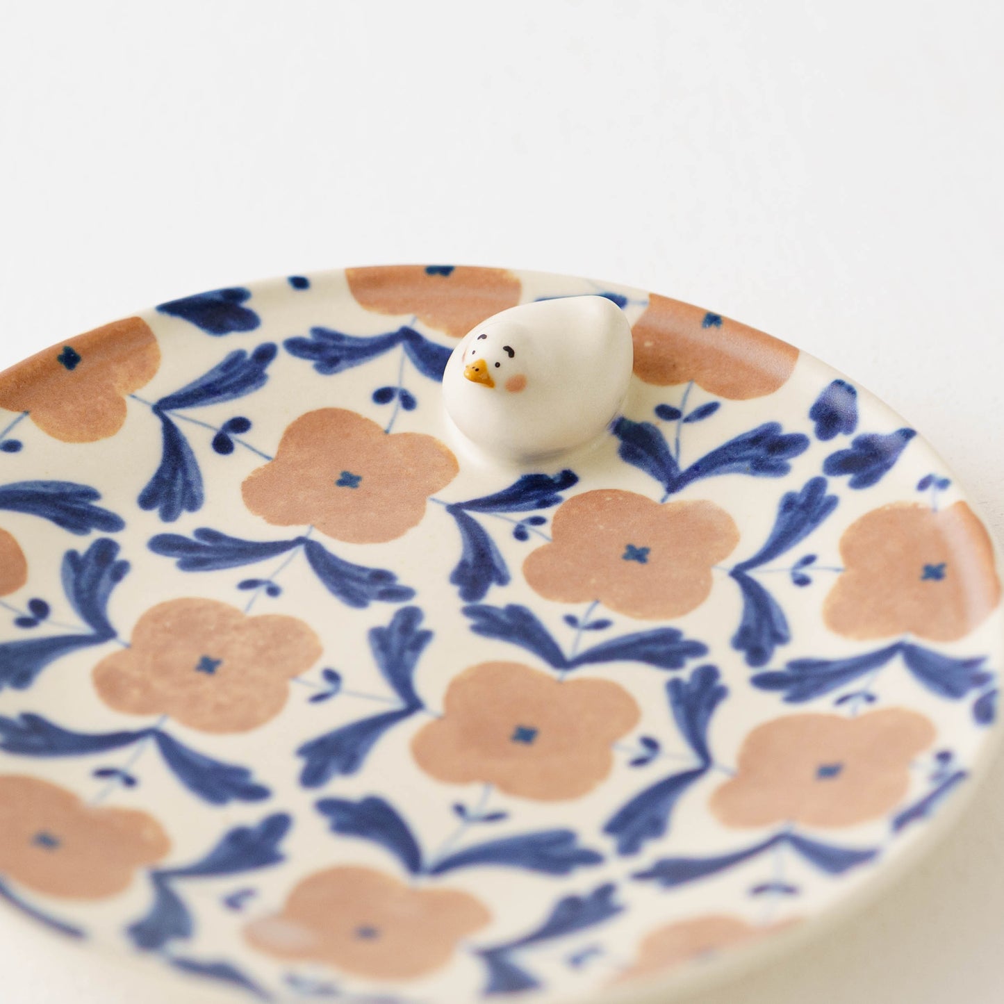 Plate duck pink blue M  | Ayano Arai