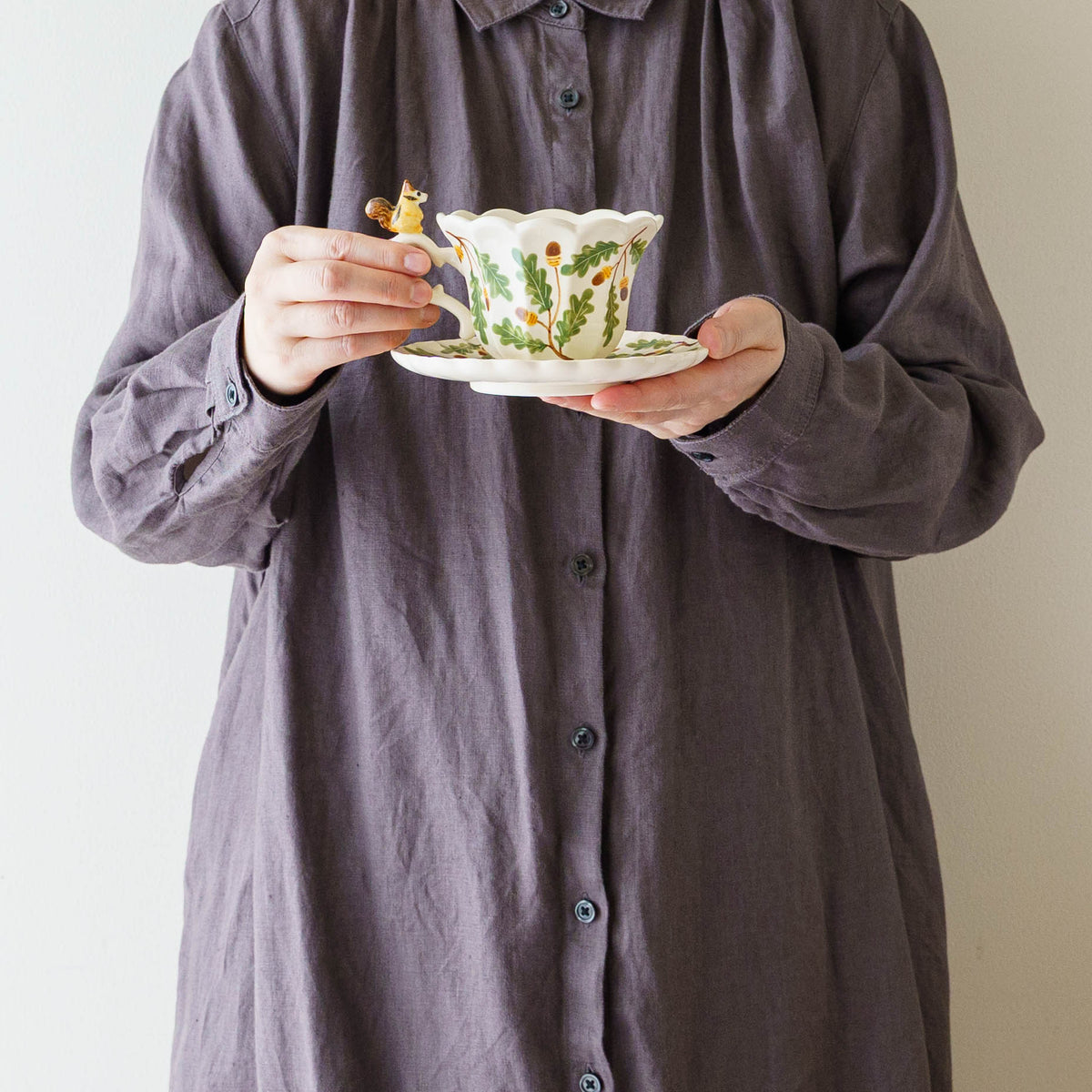 Cup & Saucer Ruffle Squirrel | Sugar Poppo