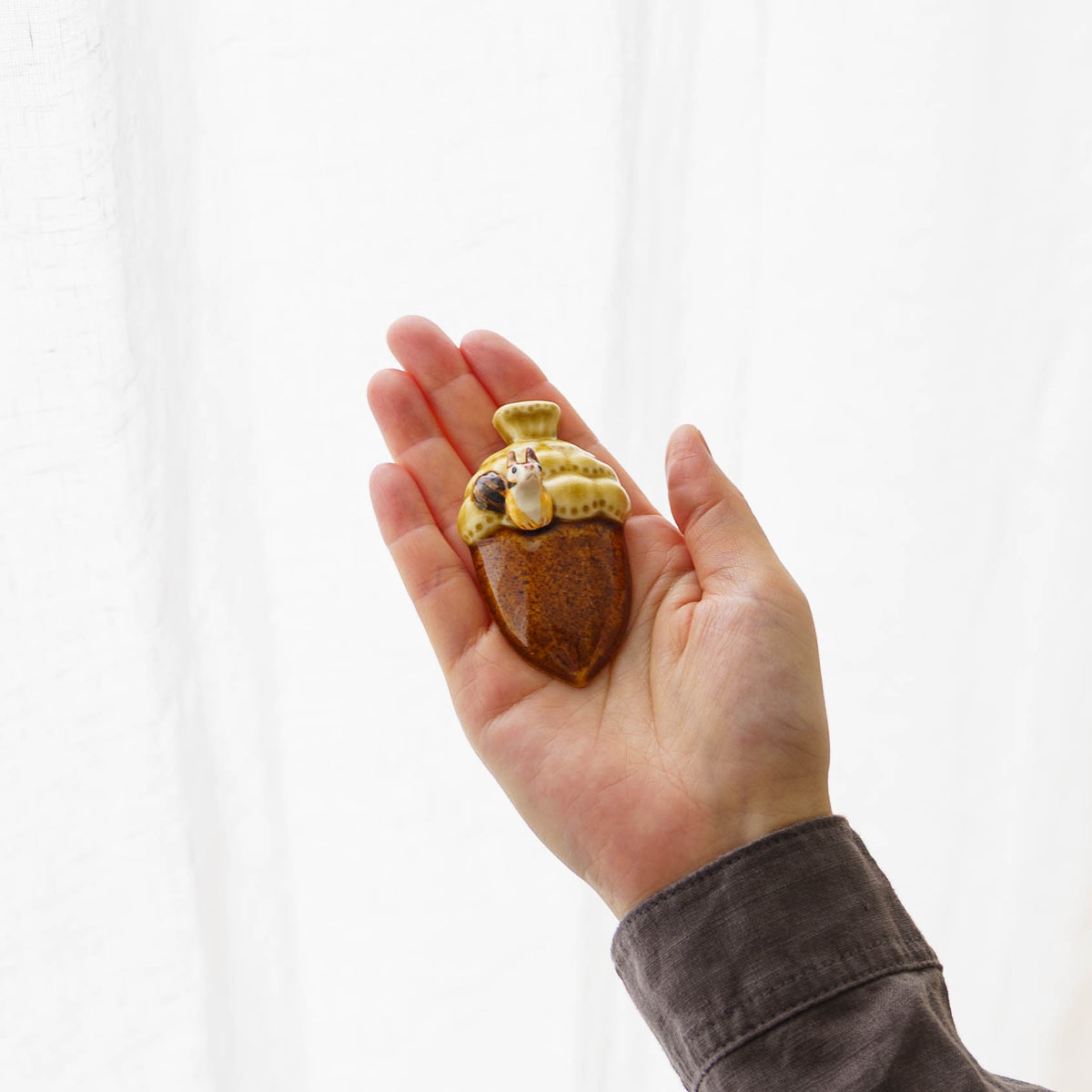 Chopstick Rest Squirrel & Acorn | Sugar Poppo