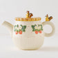 Teapot W Squirrel Strawberry | Sugar Poppo