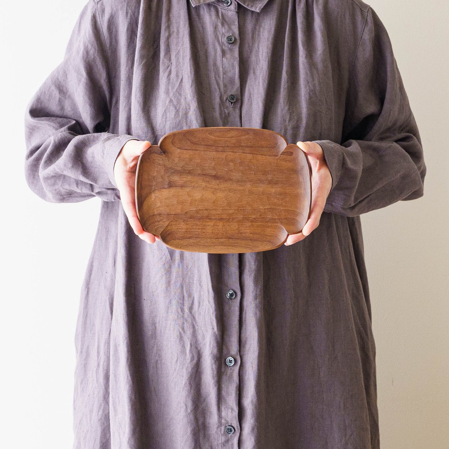 Mokko Plate Walnut | Funahashi Tomoharu