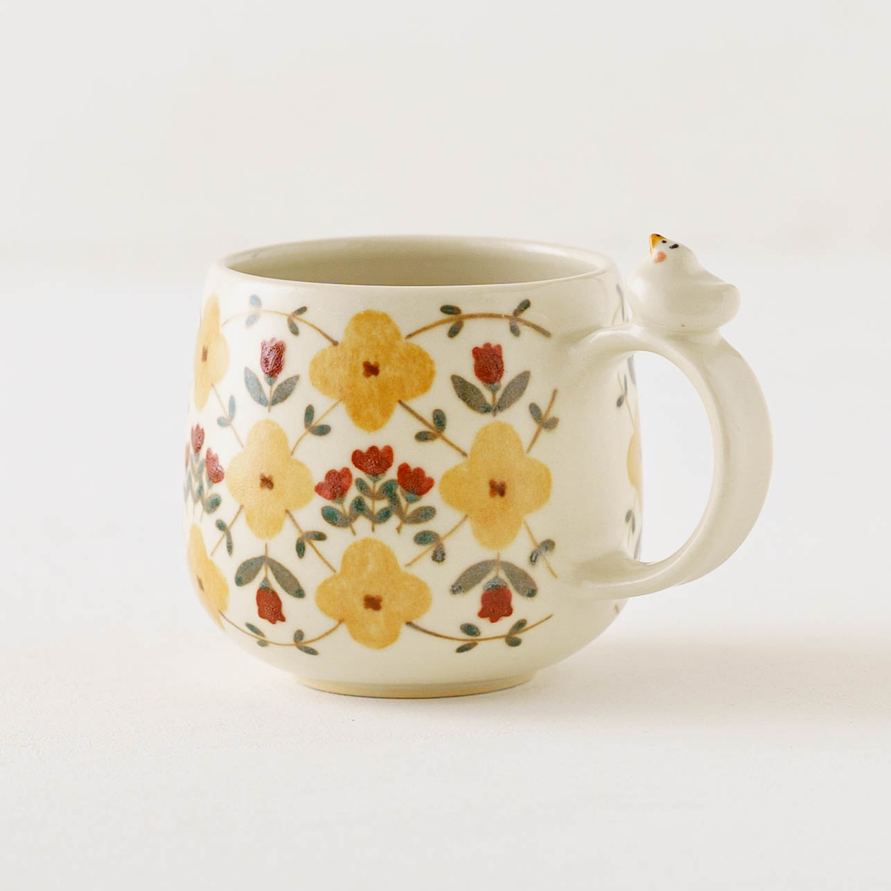 マグカップ　アヒル　黄色｜荒井彩乃