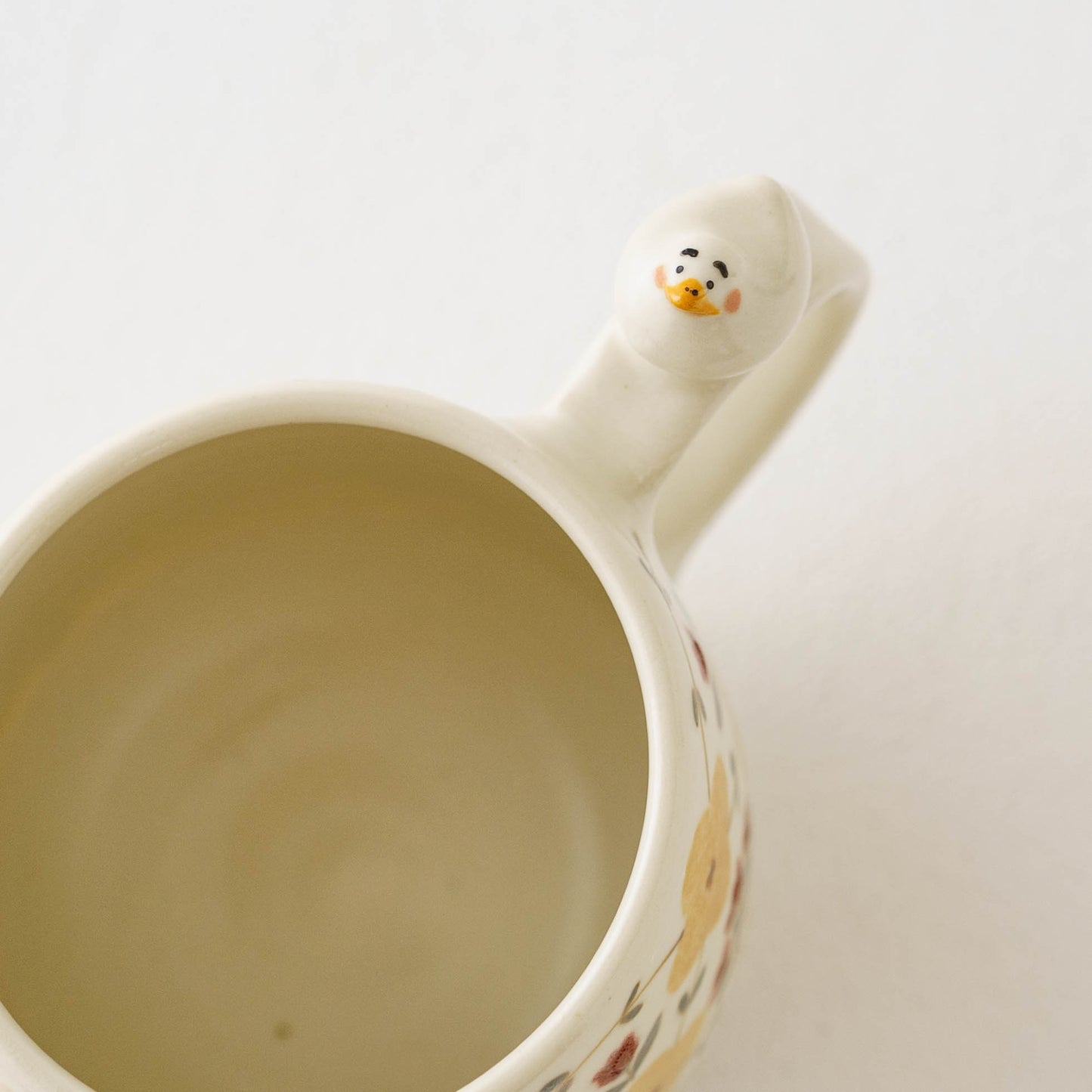 マグカップ　アヒル　黄色｜荒井彩乃