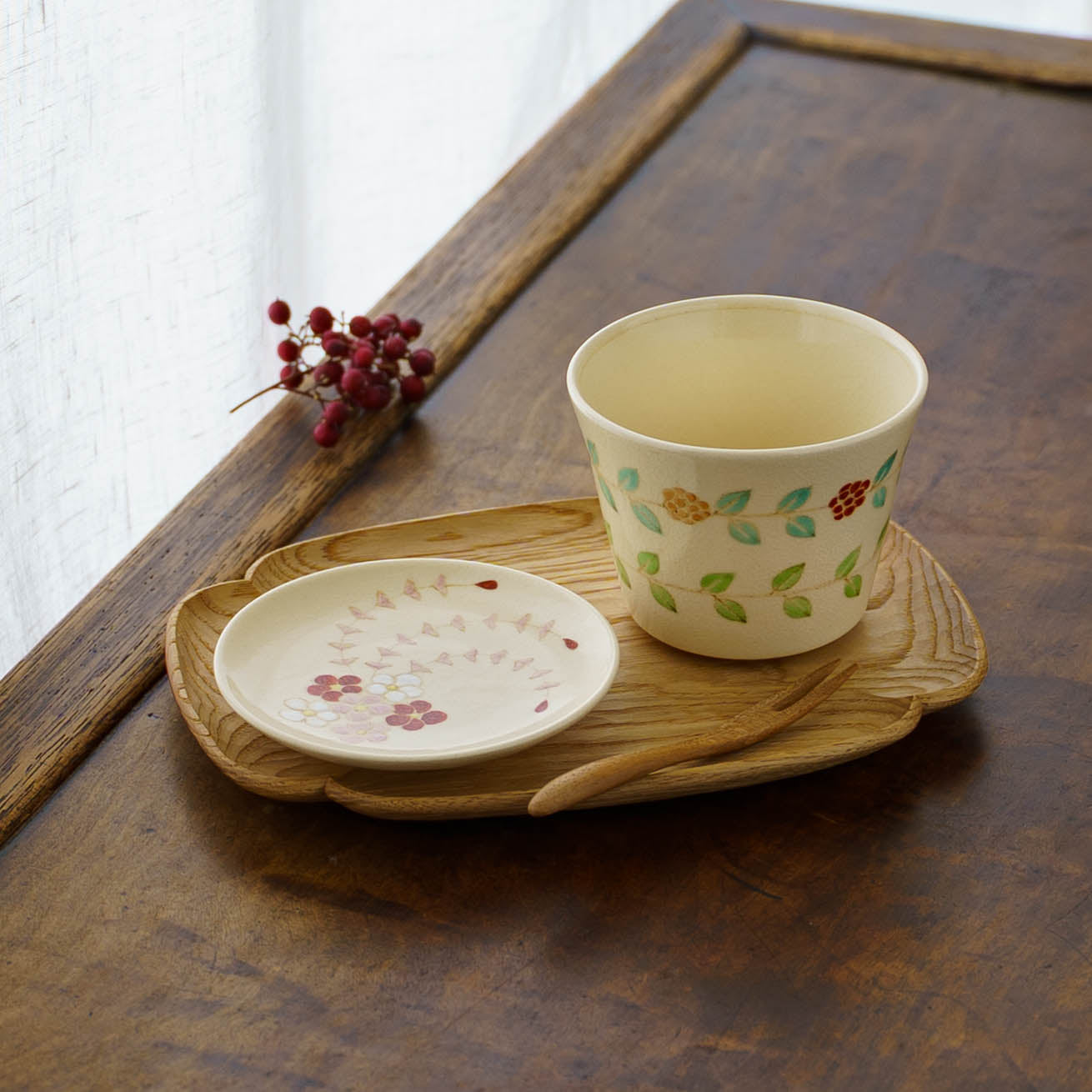 Mokko Plate chestnut | Tomoharu Funahashi