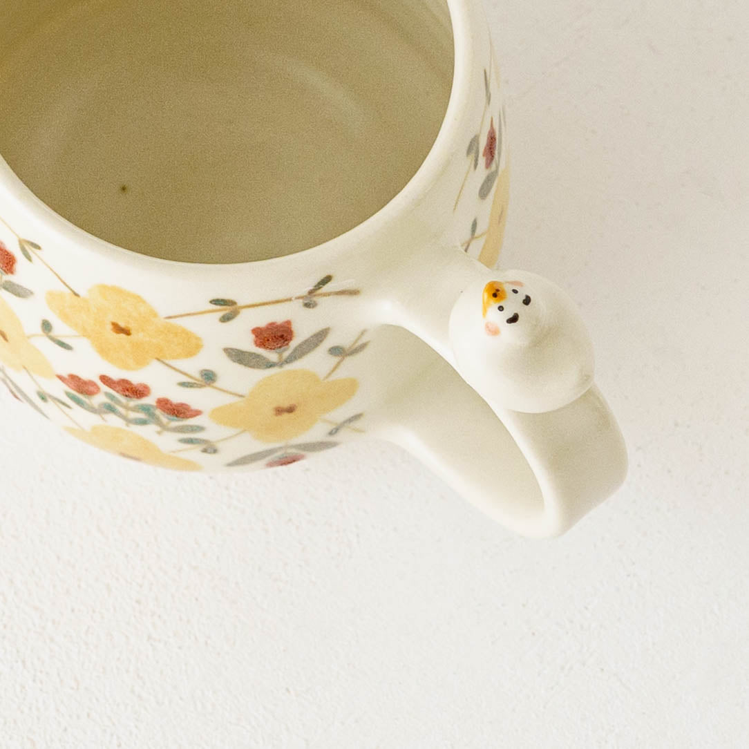 マグカップ　アヒル　黄色｜荒井彩乃