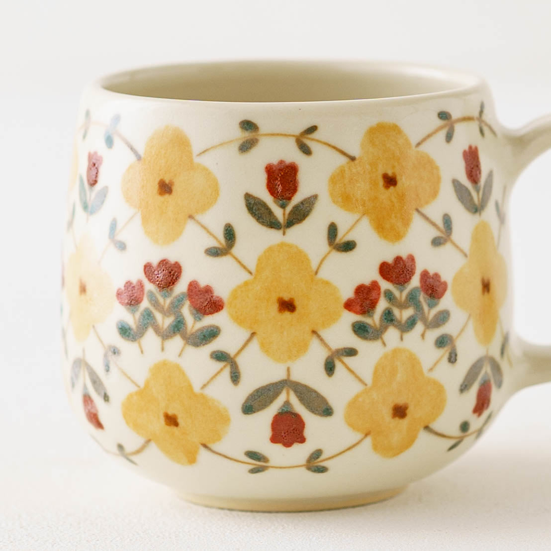 マグカップ　アヒル　黄色｜荒井彩乃