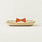 Gift plate beige x red dots | Atelier monora