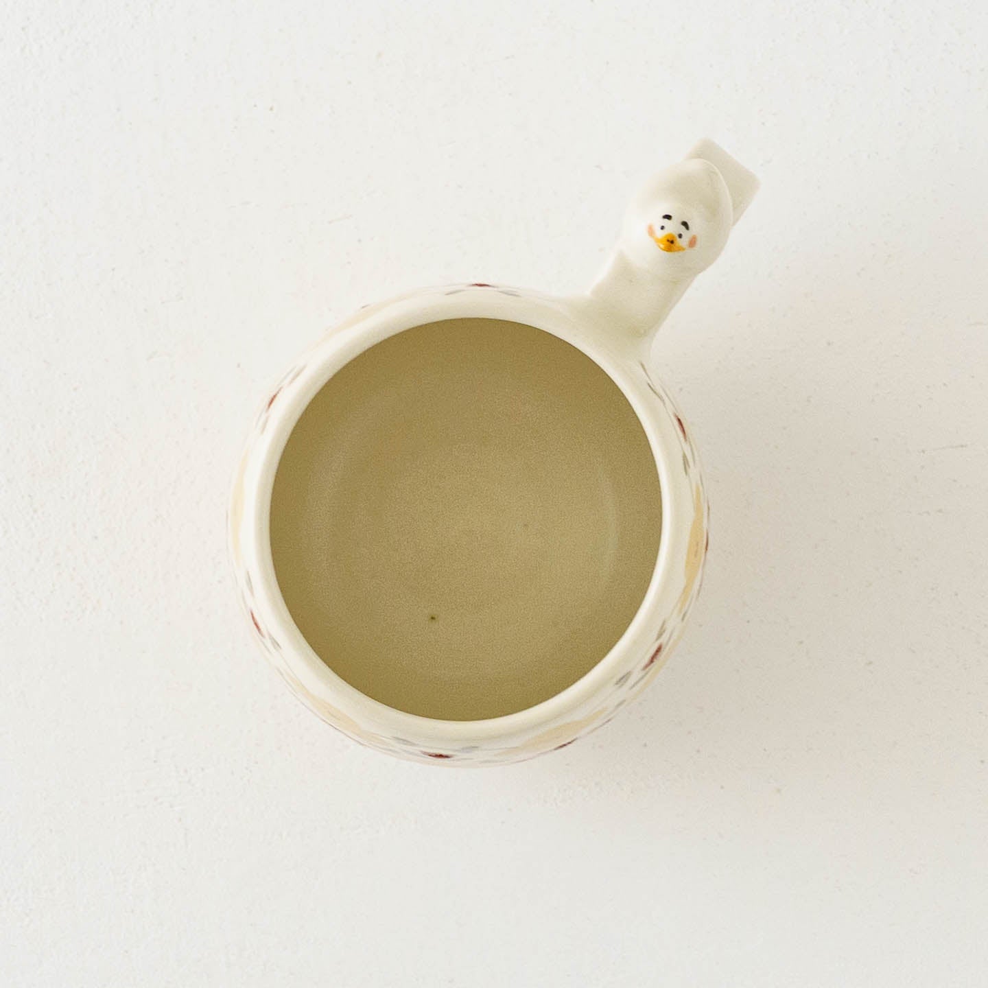 マグカップ　アヒル　黄色｜荒井彩乃