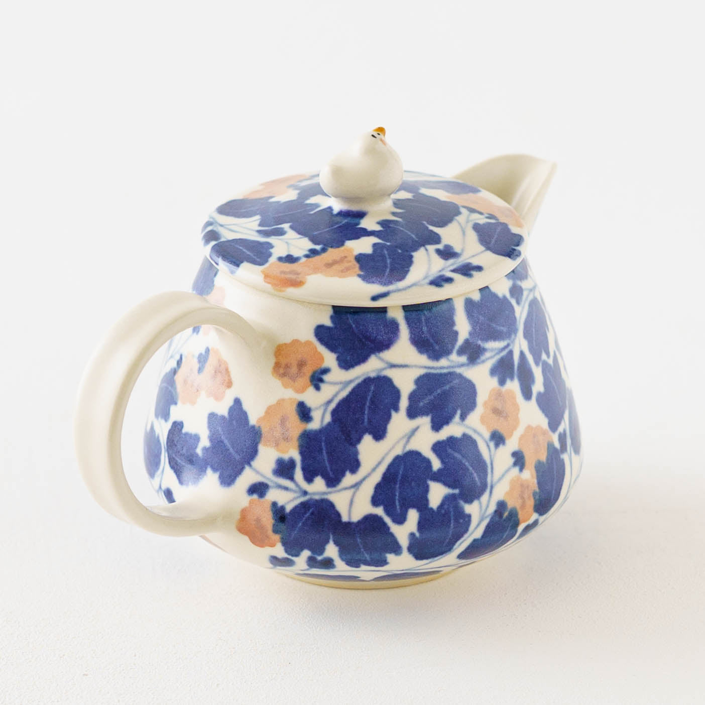 ポット　アヒル　ピンク x 青｜荒井彩乃