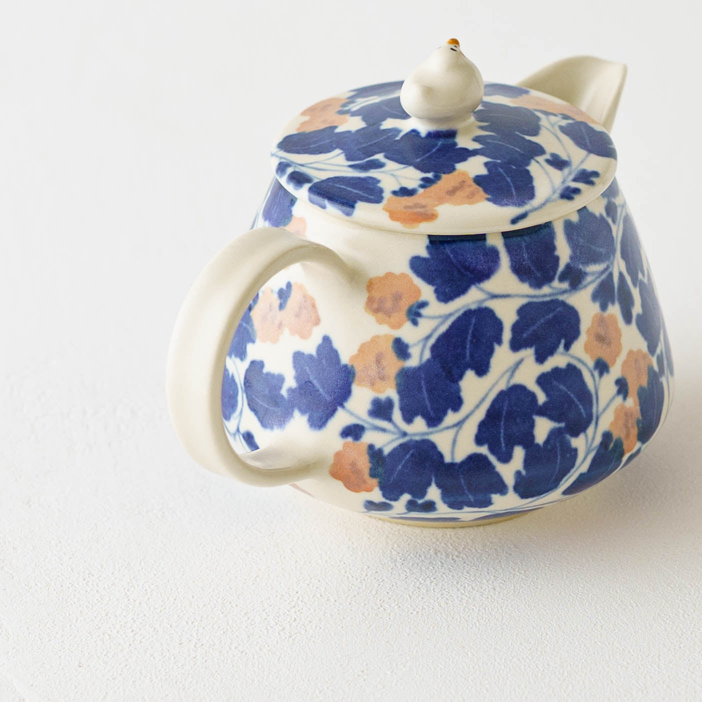 ポット　アヒル　ピンク x 青｜荒井彩乃