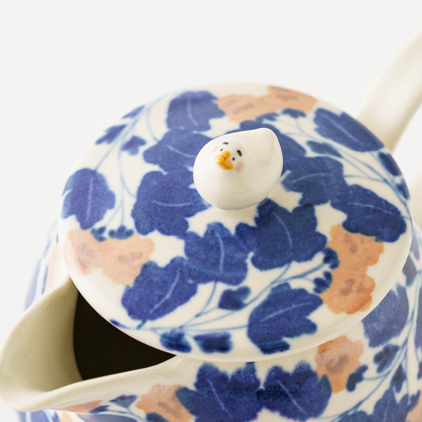 ポット　アヒル　ピンク x 青｜荒井彩乃