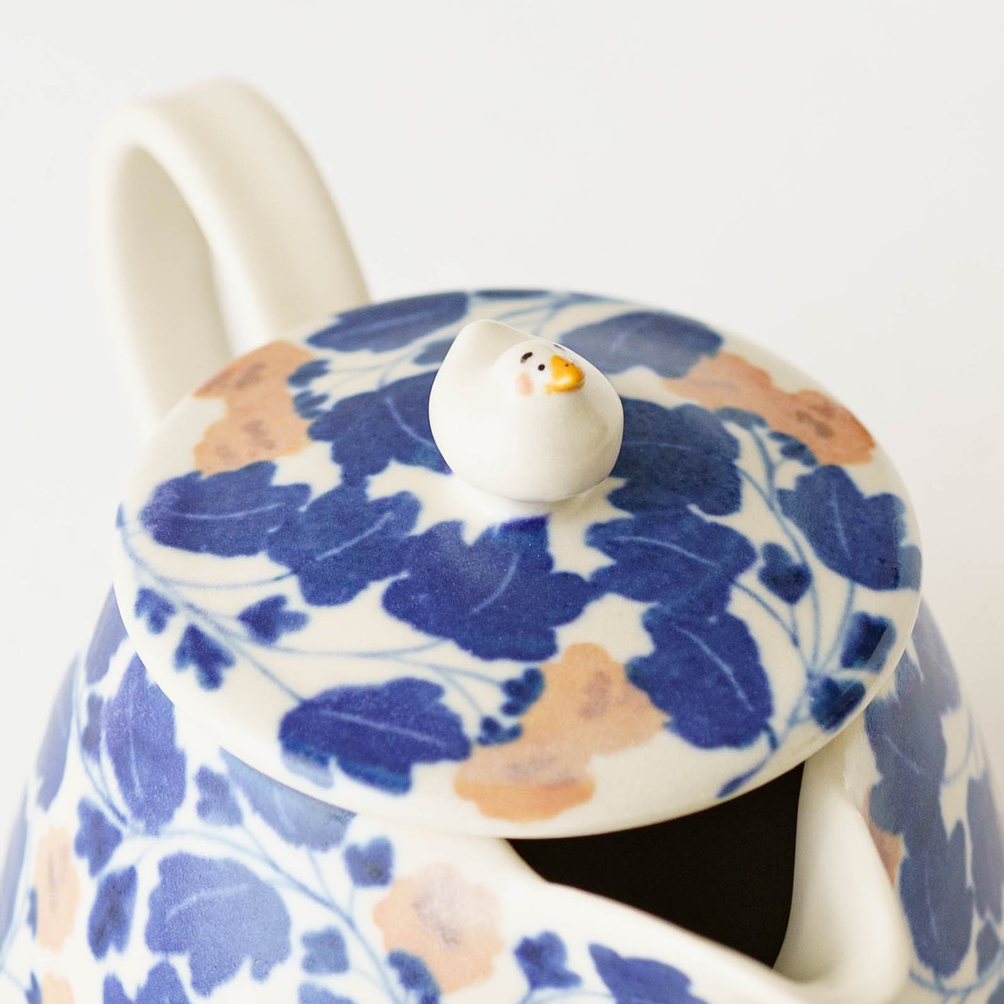 ポット　アヒル　ピンク x 青｜荒井彩乃