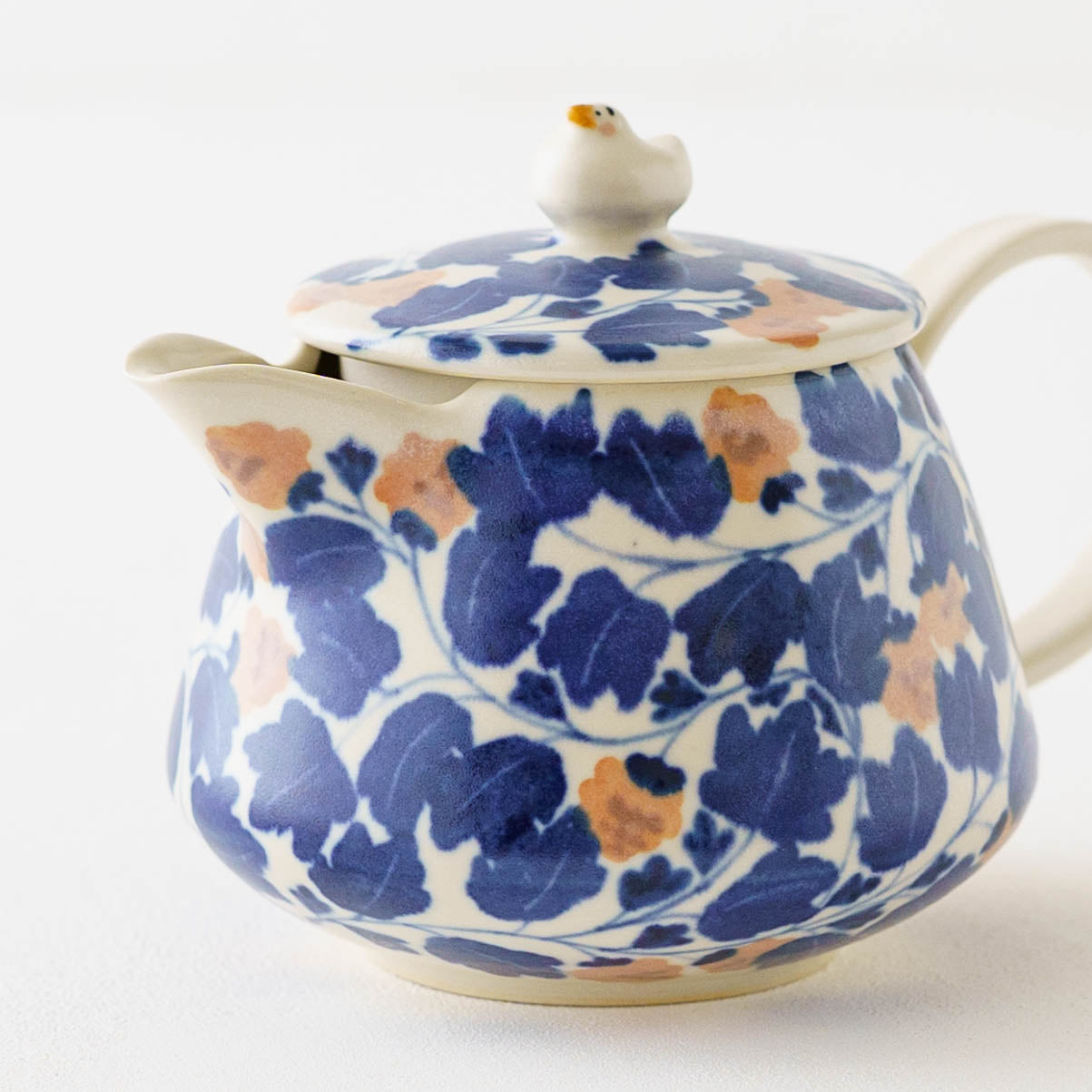 ポット　アヒル　ピンク x 青｜荒井彩乃