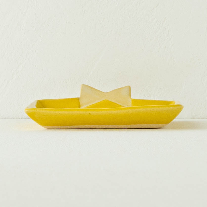 Gift Plate Yellow Rabbit | Atelier monora