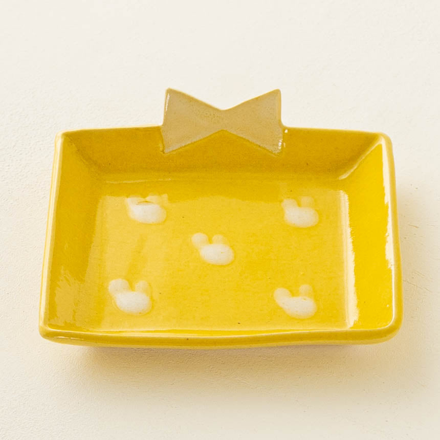 Gift Plate Yellow Rabbit | Atelier monora