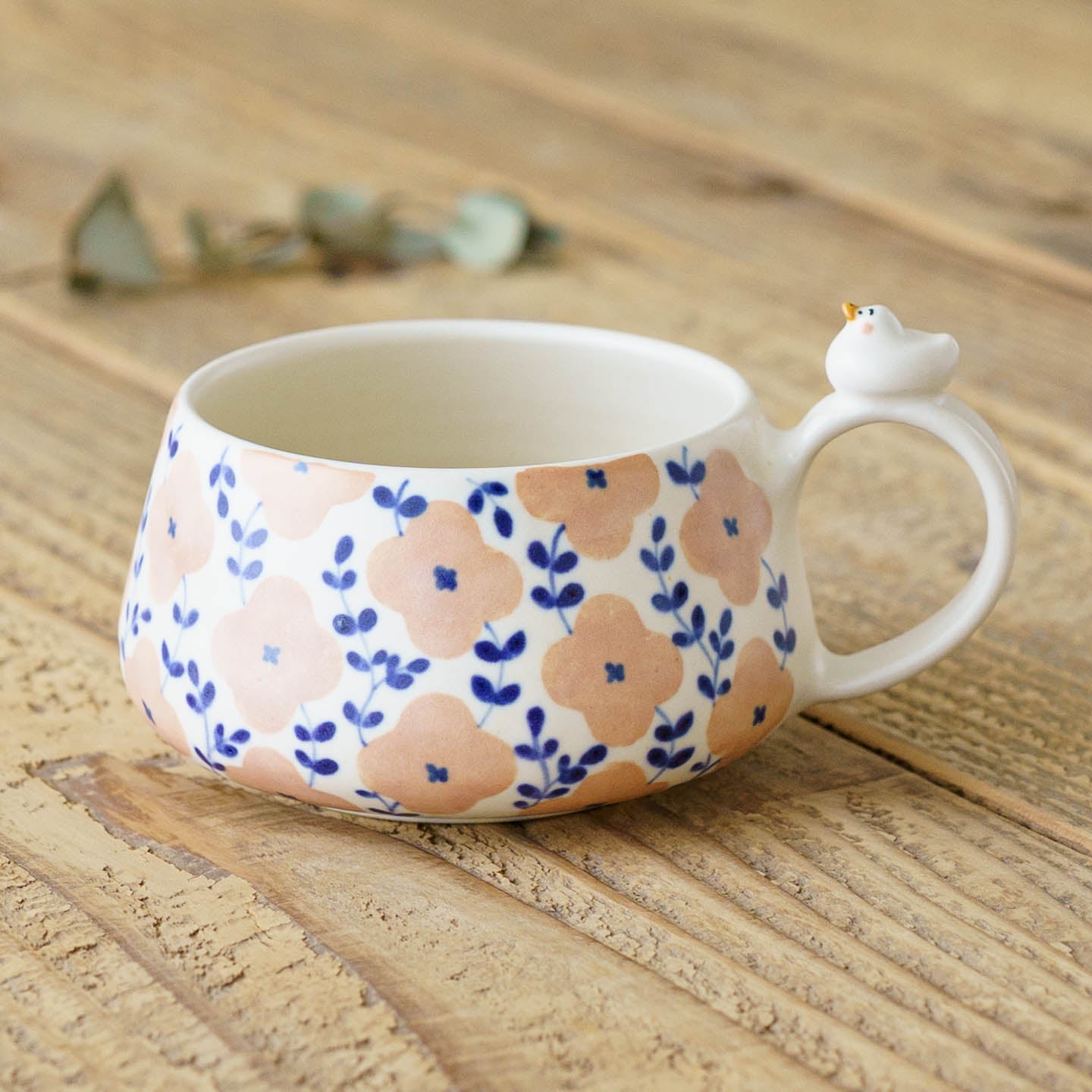 スープカップ　アヒル　ピンク｜荒井彩乃