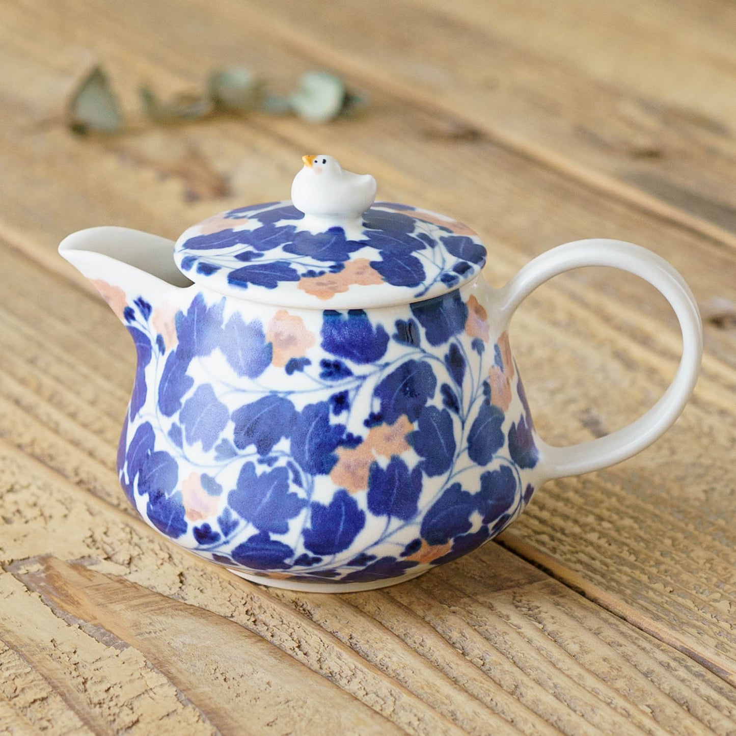 ポット　アヒル　ピンク x 青｜荒井彩乃