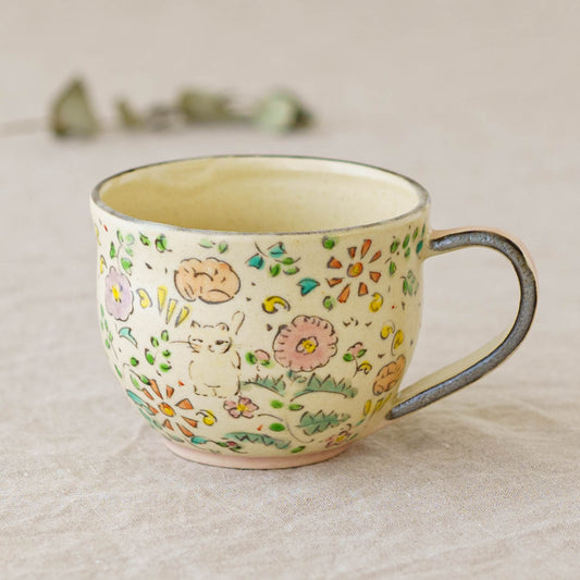Happy Cat Coffee Cup | Hahamiya