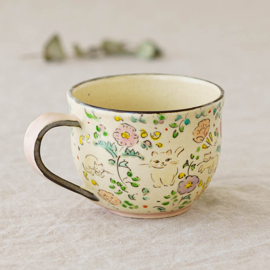 Happy Cat Coffee Cup | Hahamiya