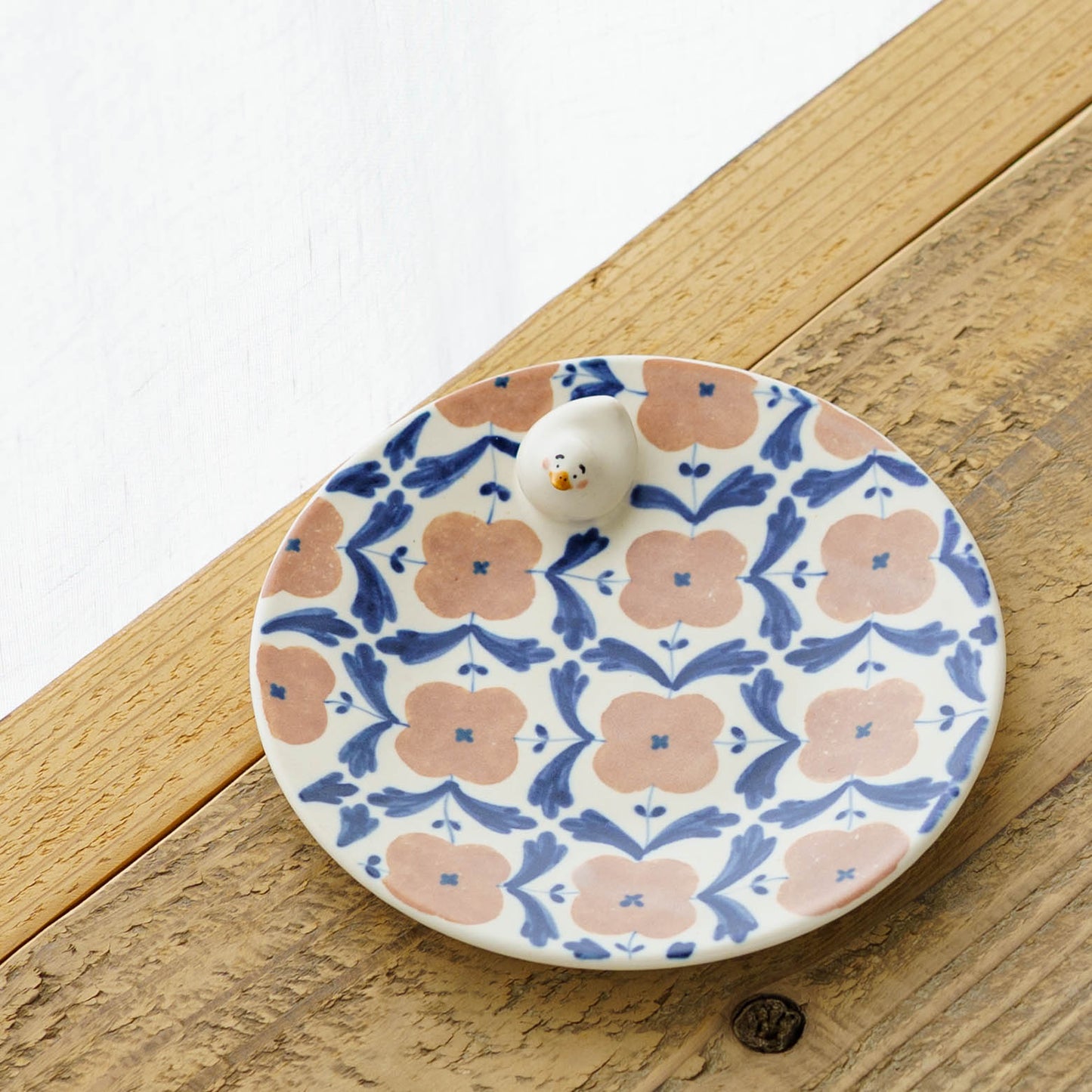 Plate duck pink blue M  | Ayano Arai