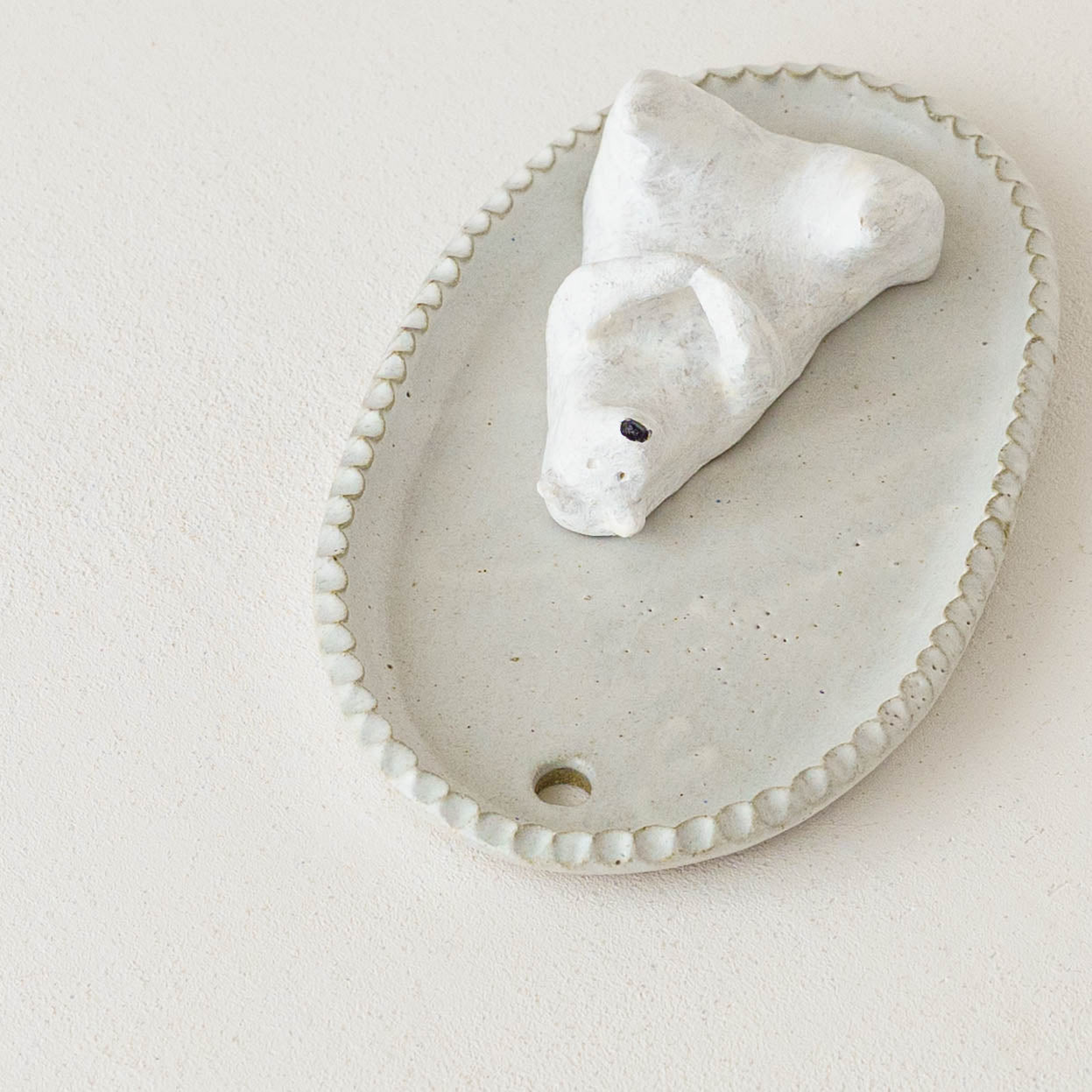 しろくま壁掛け　小　白｜sakuya masuda