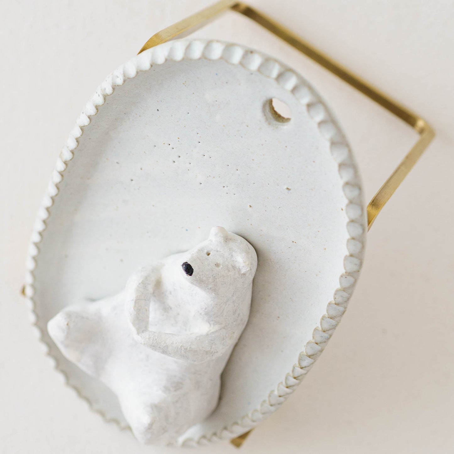 しろくま壁掛け　小　白｜sakuya masuda