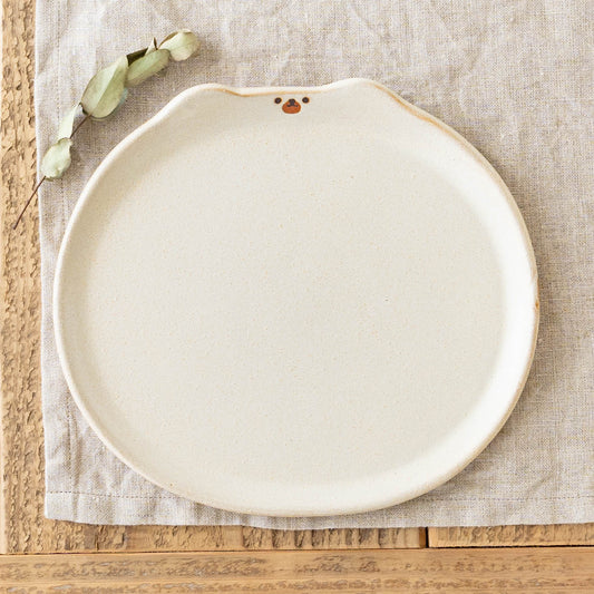 White bear plate large | Atelier monora