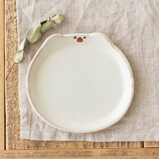 White bear plate small | Atelier monora