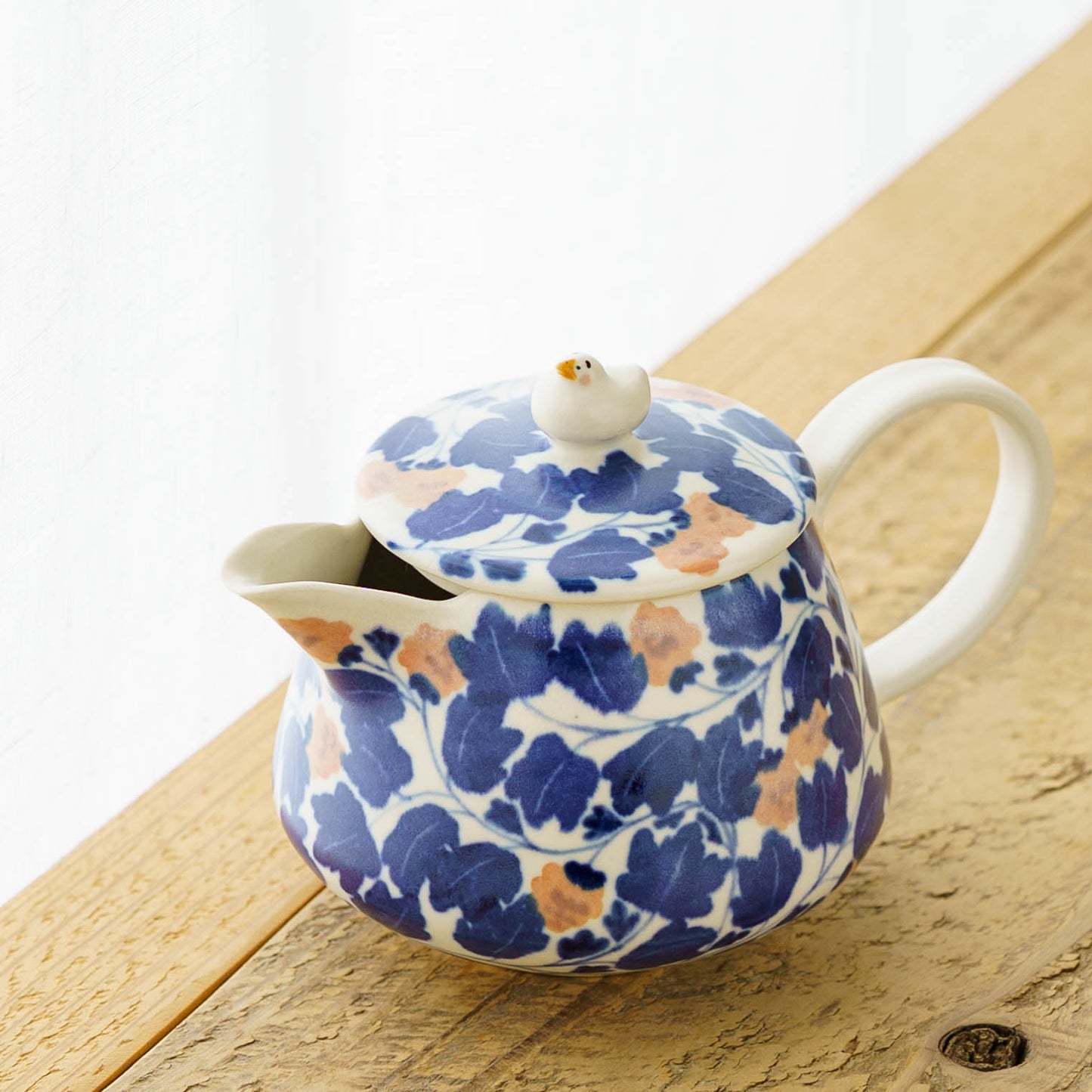 ポット　アヒル　ピンク x 青｜荒井彩乃