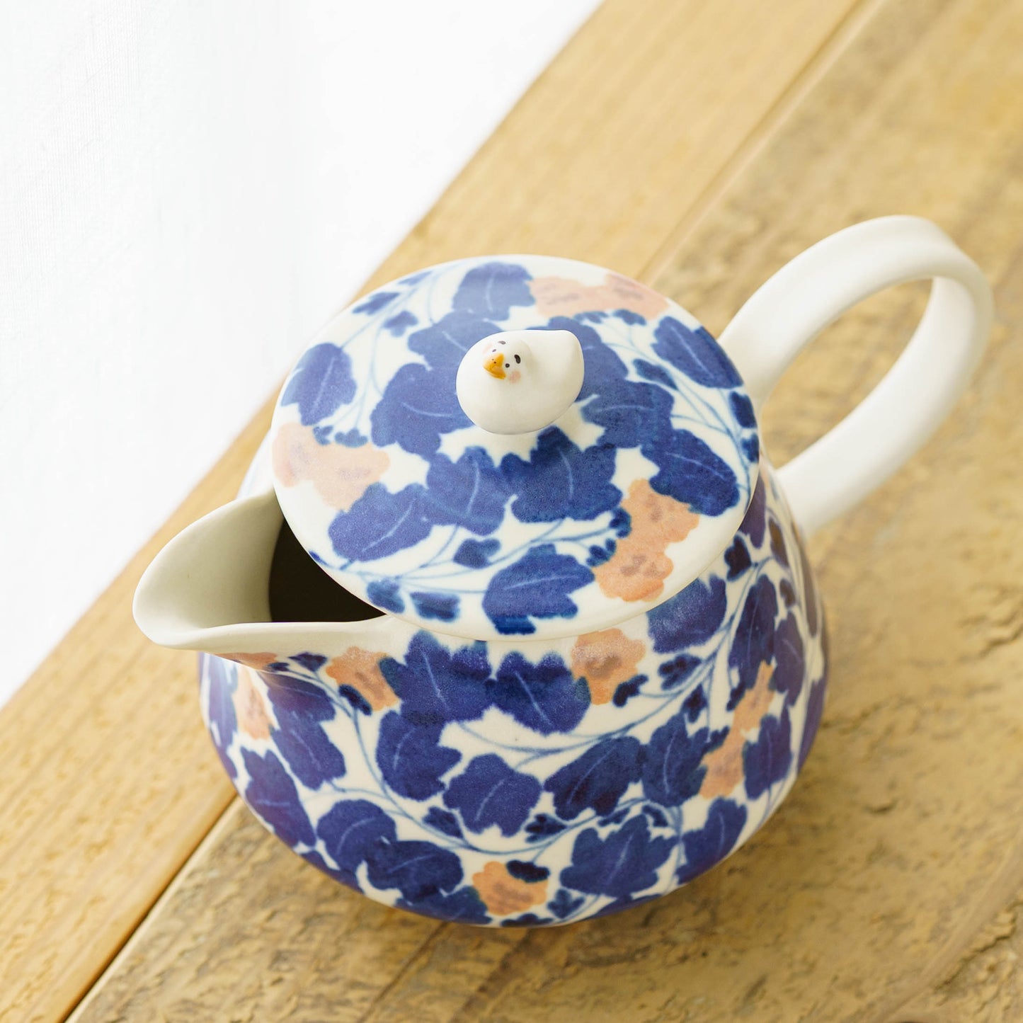 ポット　アヒル　ピンク x 青｜荒井彩乃