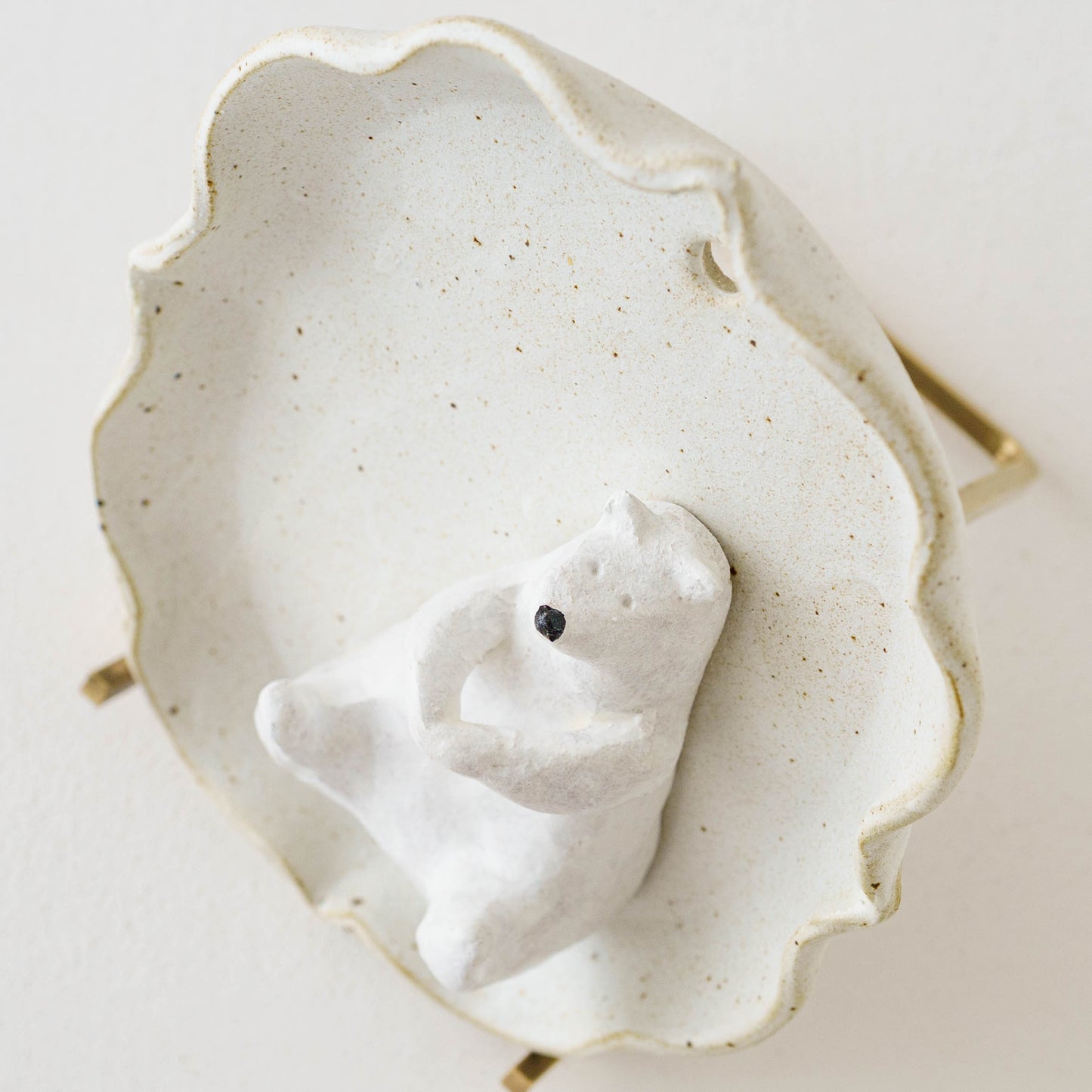 しろくま壁掛け　大　白｜sakuya masuda