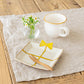 Gift plate beige x yellow cloth | Atelier monora