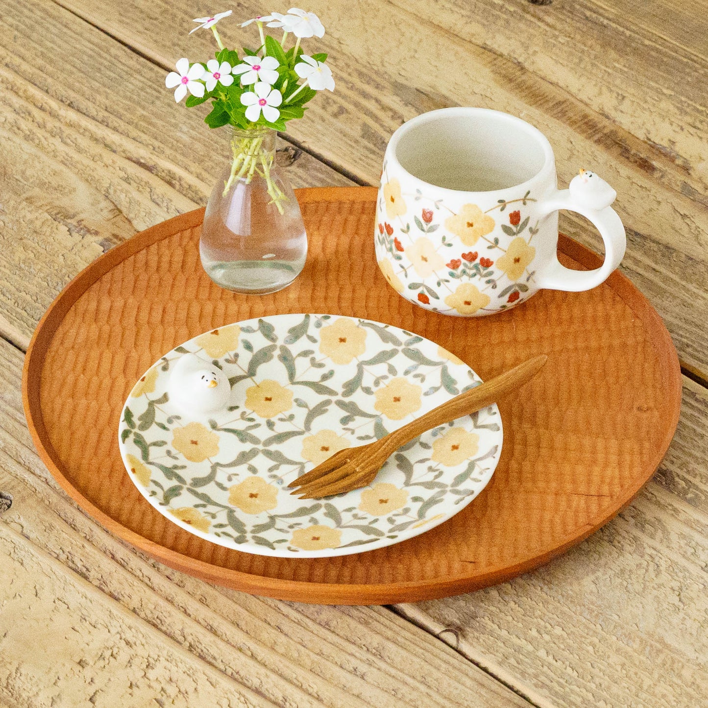 マグカップ　アヒル　黄色｜荒井彩乃