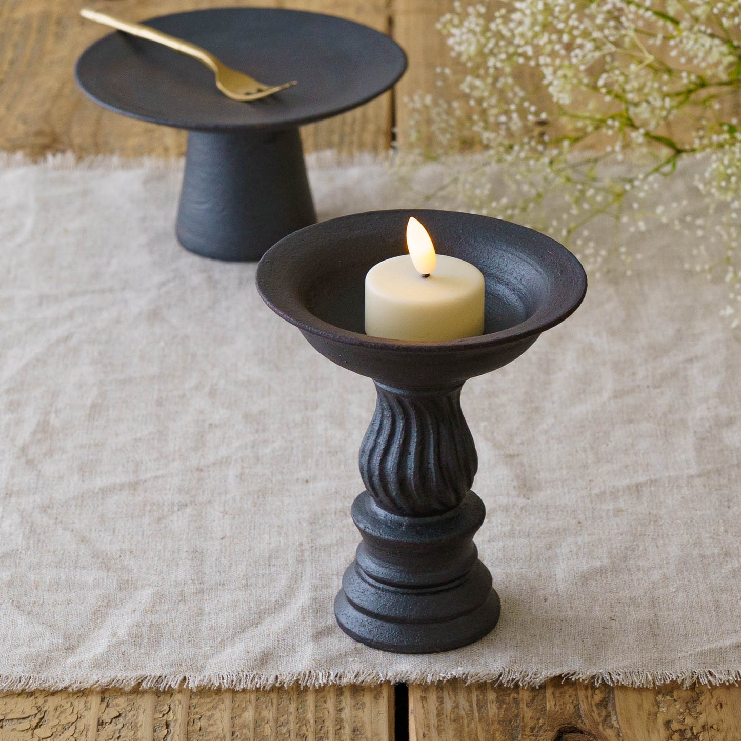 Candle stand Black | sakuya masuda