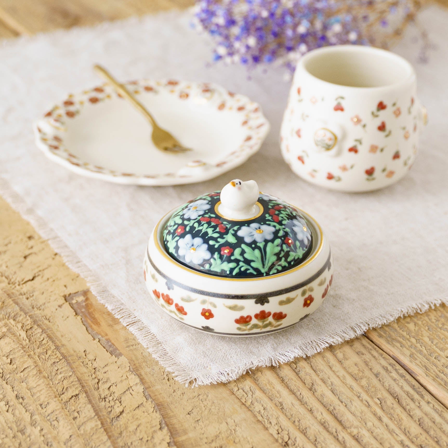 陶芸作家 荒井彩乃 蓋物 アヒル｜作家もののうつわ通販 四季折折