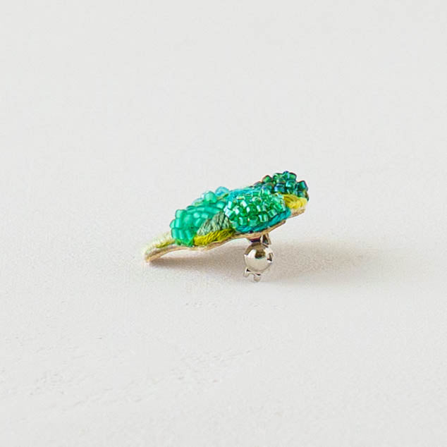 刺繍ブローチ　ブロッコリー｜あおのいえ