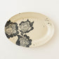 Premium oval plate Flowers | Naoko Yoshimura