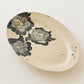 Premium oval plate Flowers | Naoko Yoshimura