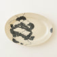 Premium oval plate Dragon Cloud A | Naoko Yoshimura