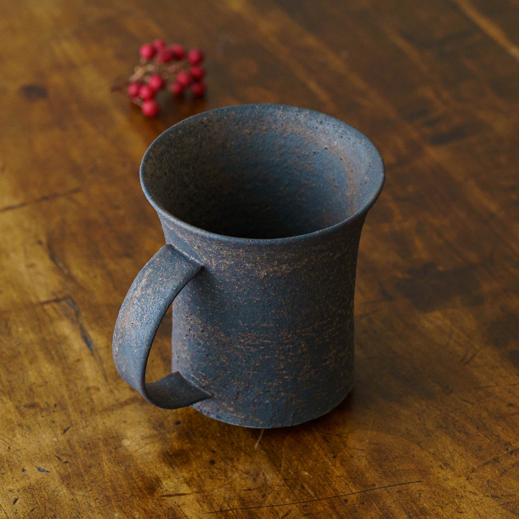 作家 冨部咲喜子 鉄釉 マグカップ｜作家もののうつわ通販 四季折折