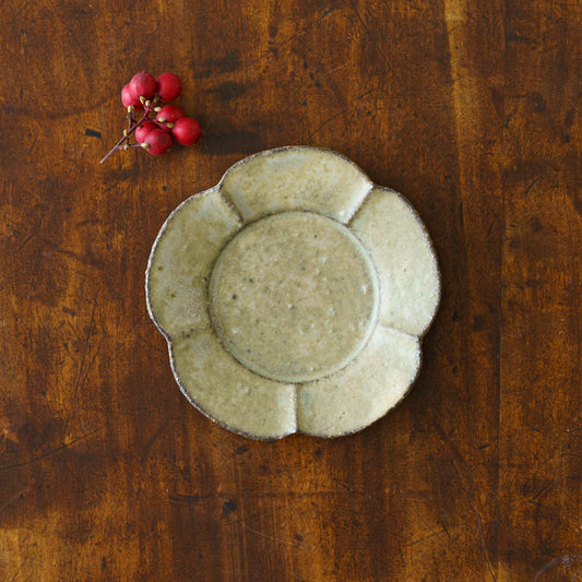 Flower bean plate  Kohiki｜Sakiko Tomibe