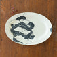 Premium oval plate Dragon Cloud A | Naoko Yoshimura