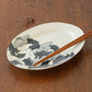 Premium oval plate Dragon Cloud B | Naoko Yoshimura