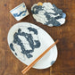 Plate Gold-painted dragon x cloud plate | Naoko Yoshimura